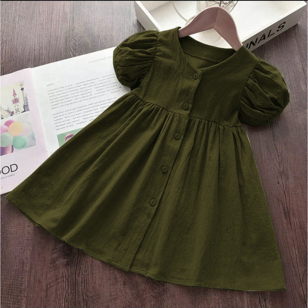 Kalila Stefani Dress Baju Anak Perempuan | Bahan Katun