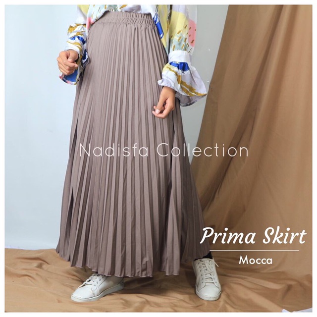 PRIMA SKIRT ROK PLISKET KARET