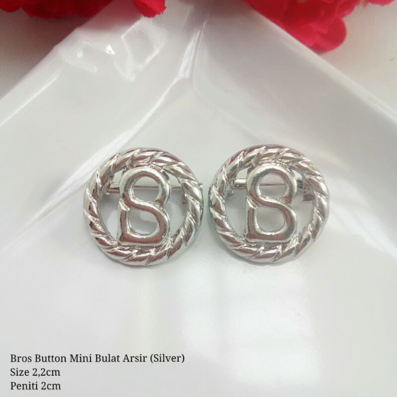 BROS BUTTONSCARVES KW / BROS B (PART 4)-mini arsir silver