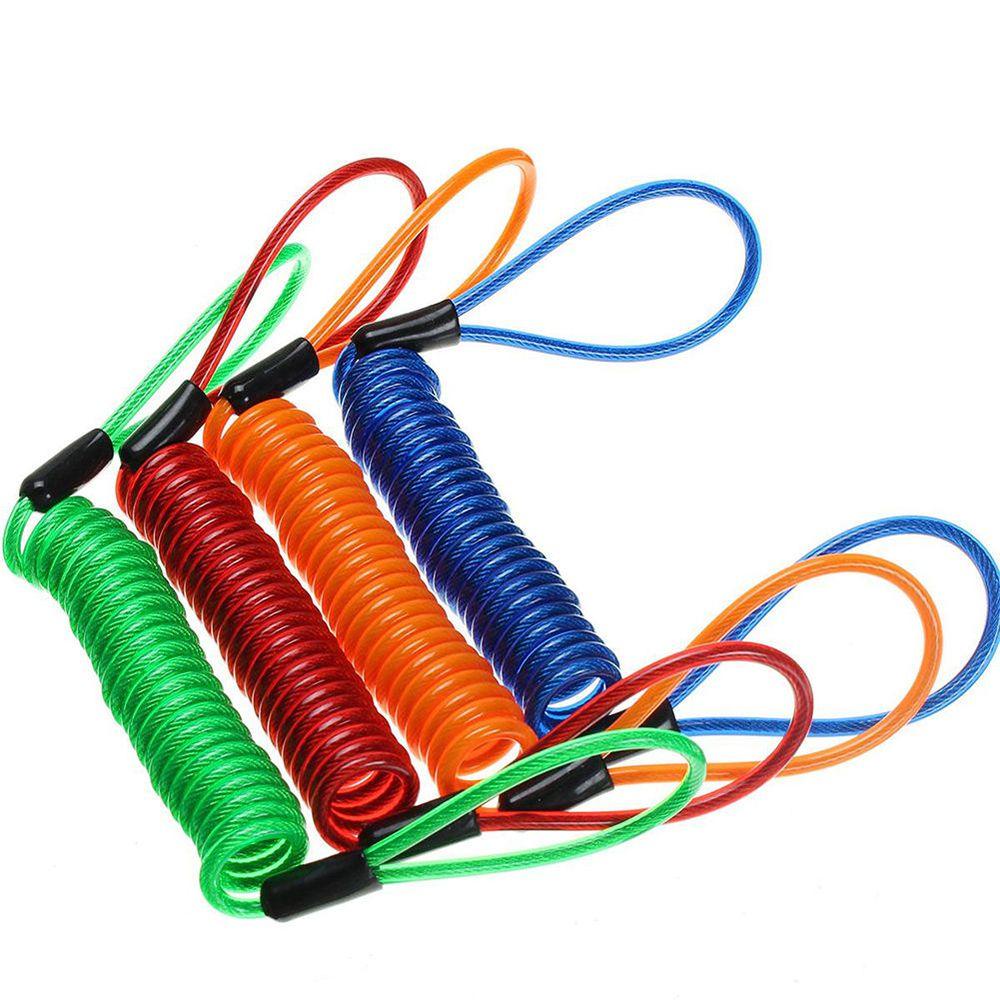 Top 150cm Warna Random Motor Safety Lanyard Motor Anti Hilang Anti Maling Kabel Pengingat