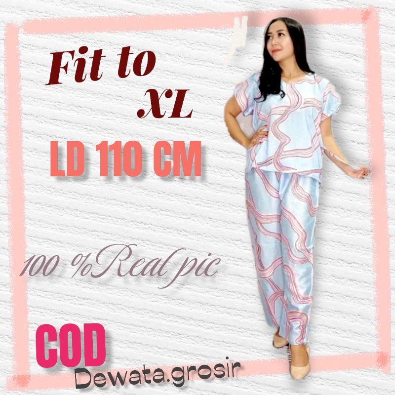 BAJU WANITA PIYAMA BAJU TIDUR SETELAN ONE SET BABYDOLL RAYON SUPER KOPI BALI ROBUSTA TERLARIS-7