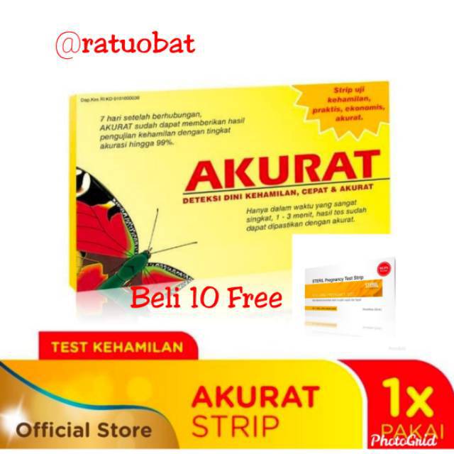 Tespek Test Pack Akurat strip Beli 10 Free 1 Steril Pregnancy  Alat Tes Kehamilan Testpack akurat Kontrasepsi Test Kehamilan