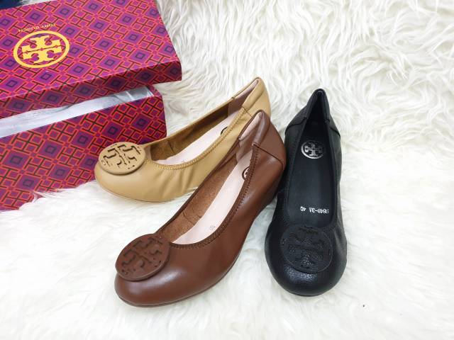 Tory burch wedges 4cm / sepatu tory