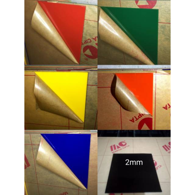 

Acrylic akrilik lembaran warna solid ukuran 92x45cm