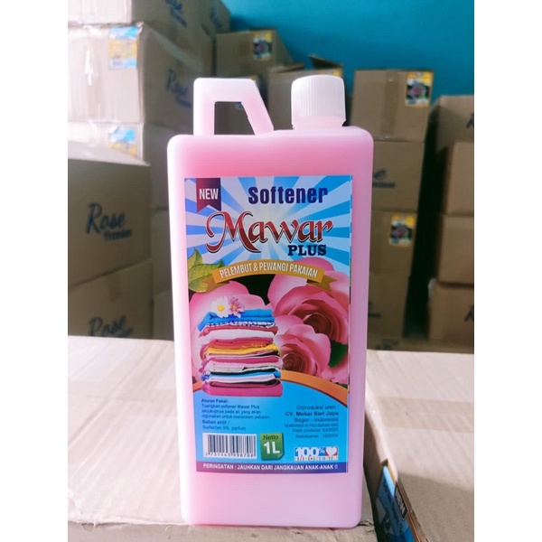 Mawar Softener Super Laundry Pewangi Pengharum Pakaian / Pelembut Baju Mawar Laundry