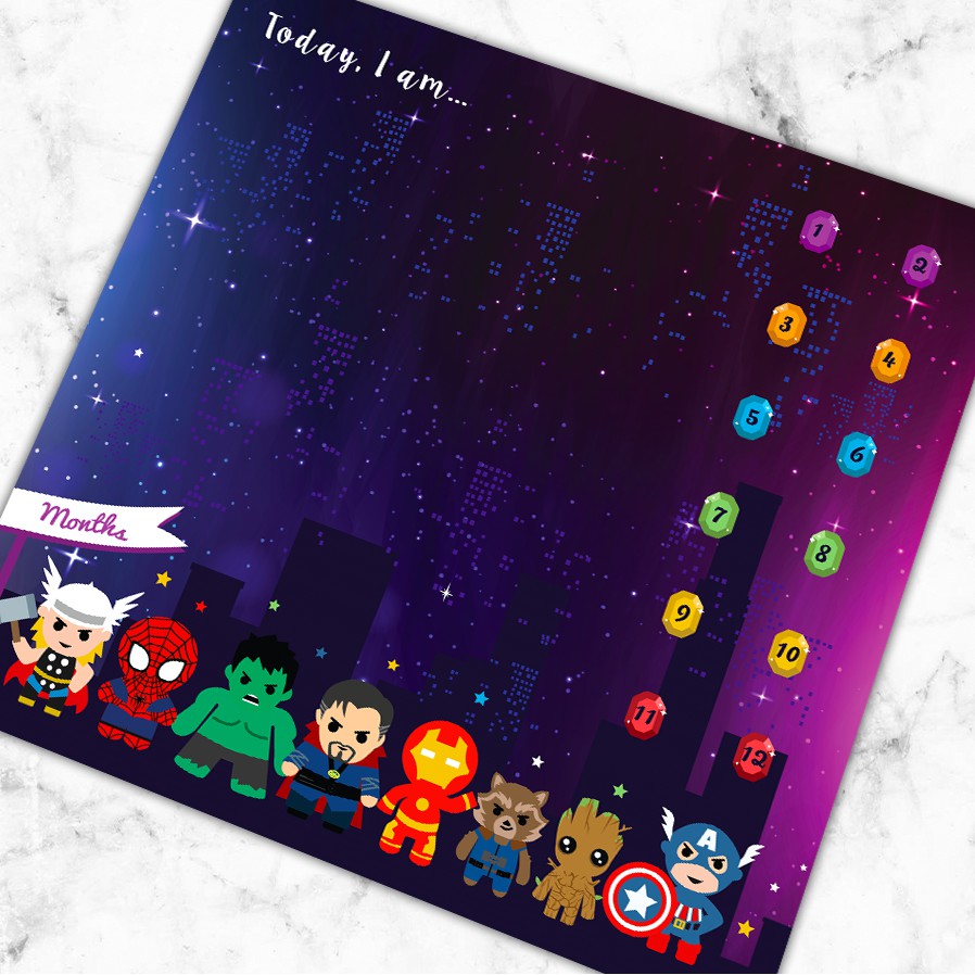 avengers milestone blanket