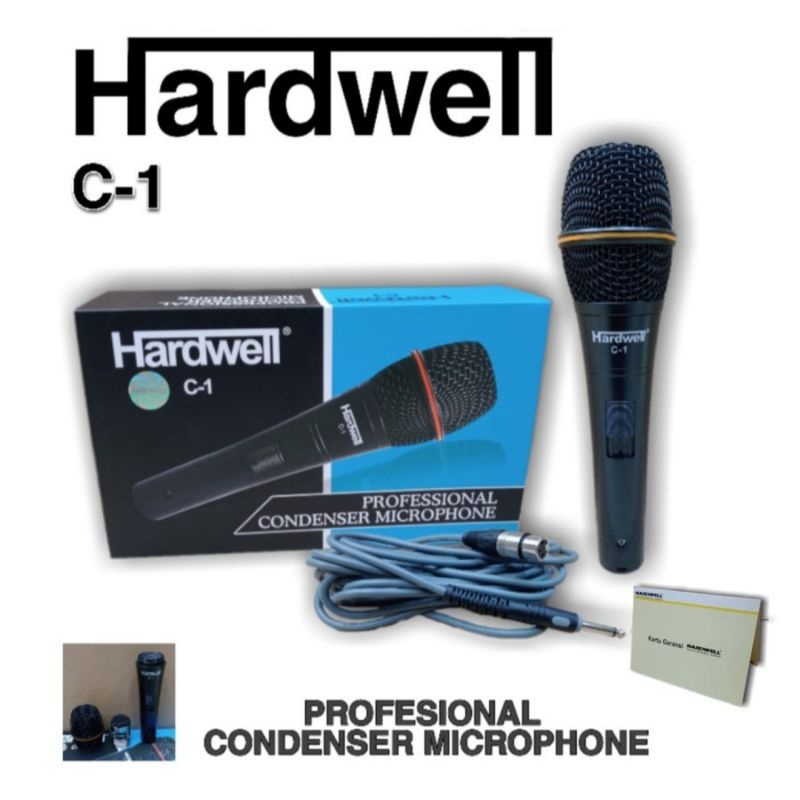 Mic Condenser kabel HARDWELL Pro 99C /C1 C 1 kualitas terbaik