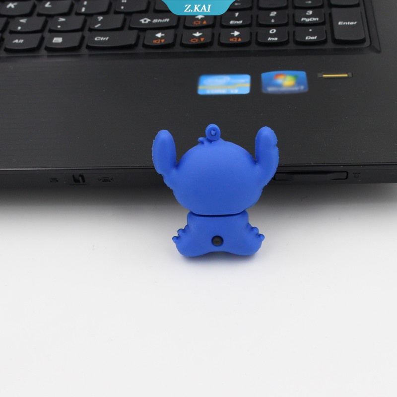 Flash Disk Usb Bentuk Kartun Stitch Kapasitas 4 8 16 32 64G 128GB