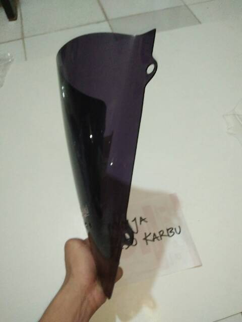 VISOR NINJA 250 karbu JENONG/windshiel kawasaki ninja 250 pertama