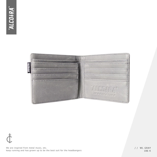 WL GRAY // DOMPET ABU