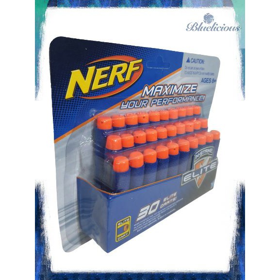 Mainan Anak Paket Kombo 2 Peluru Nerf N-Strike Elite 30 Dart Refill