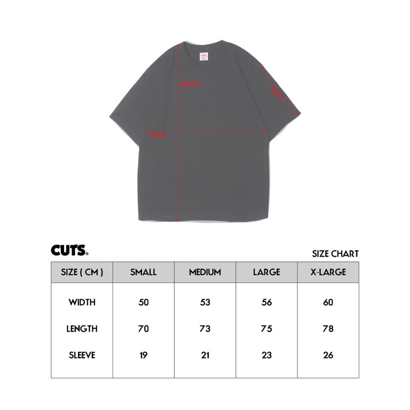 CUTS | T-SHIRT OVERSIZE | FORDBLUE