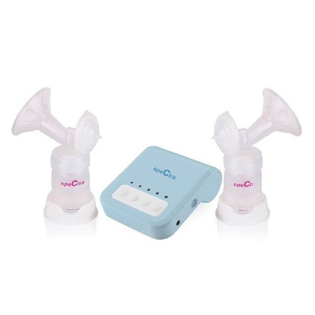 

Spectra Q+ Blue colour electric breast pump pompa asi elektrik