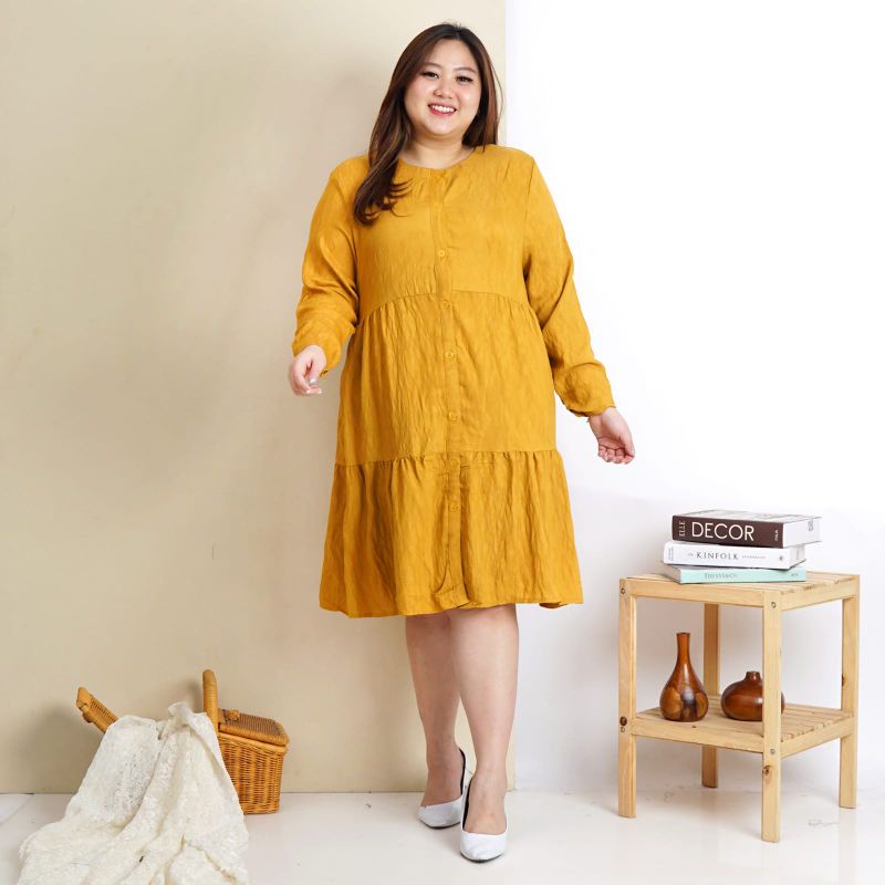 dres susun jumbo wanita Ld130cm R65