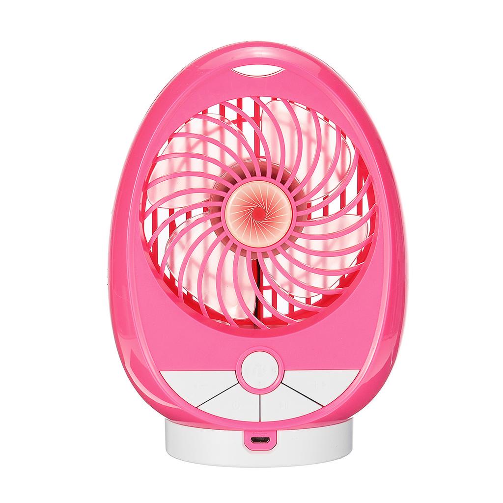 KIPAS ANGIN PORTABLE MUSIC USB BLUETOOTH MINI MUSIC FAN AIR COOLER COOLING PORTABLE