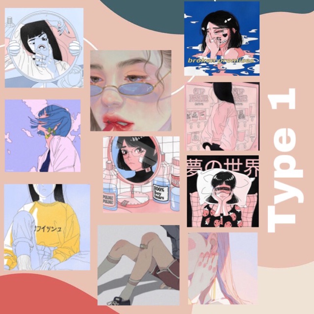 

STICKER AESTHETIC TYPE 1 ( 10 PCS)