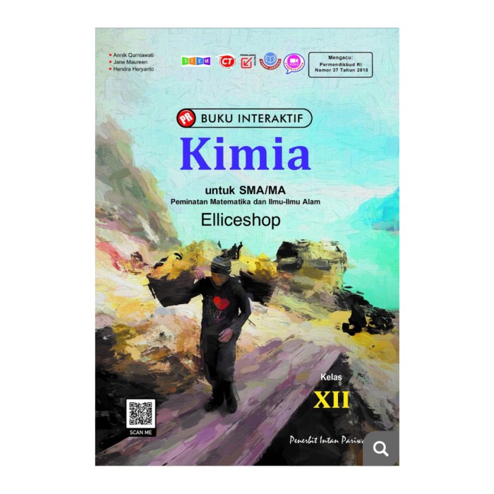 Buku PR Interaktif Kimia kelas 12/XII, Intan Pariwara - Tanpa kardus