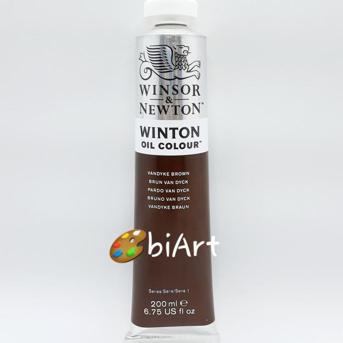 

TERLARIS CAT MINYAK WINTON OIL COLOUR 200 ML VANDYKE BROWN WINSOR & NEWTON PERALATAN MELUKIS ART SET