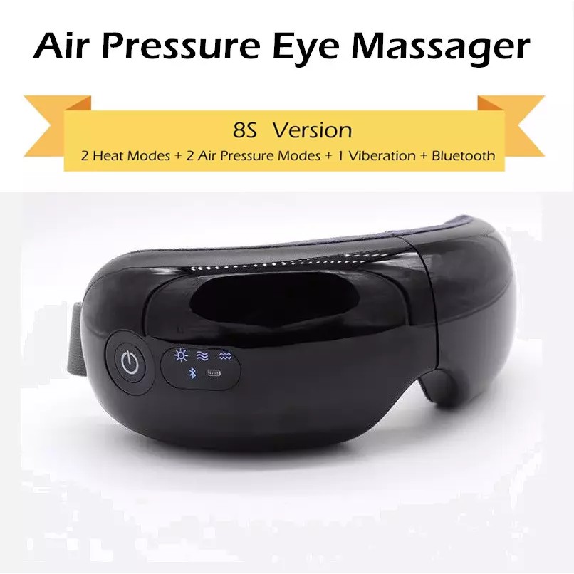 4D Eye Massager Alat Pijat TerapiMata Air Pressure &amp; Hot Compress