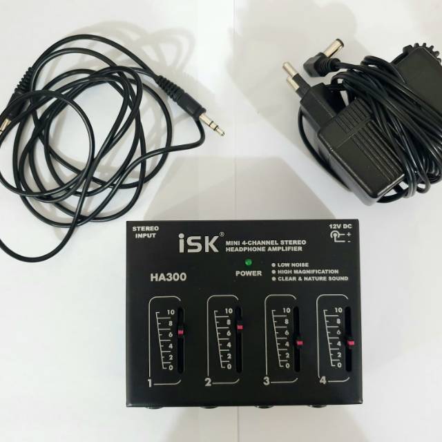 ISK HA300 Amplifier Headphone 4 Channel Solid