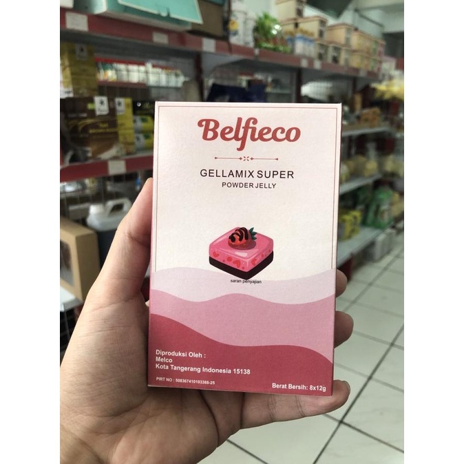 

Belfieco Gelamix super Gelatin Jelly Powder 8x12gr