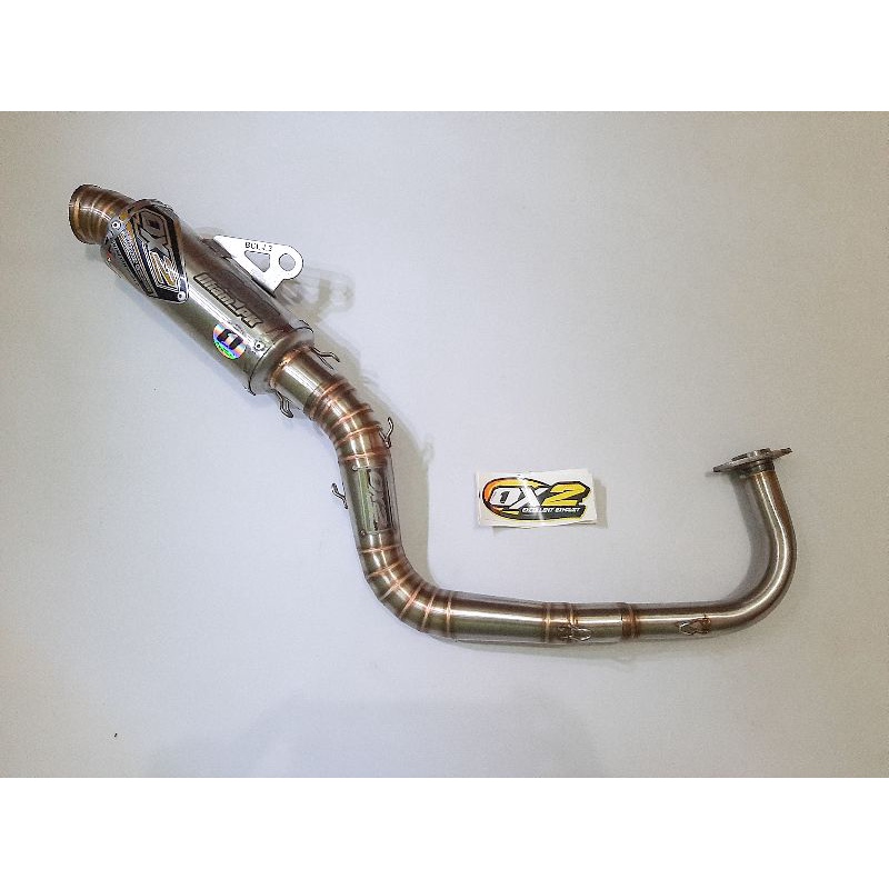 knalpot matic beat inlet 45mm OX2 Racing