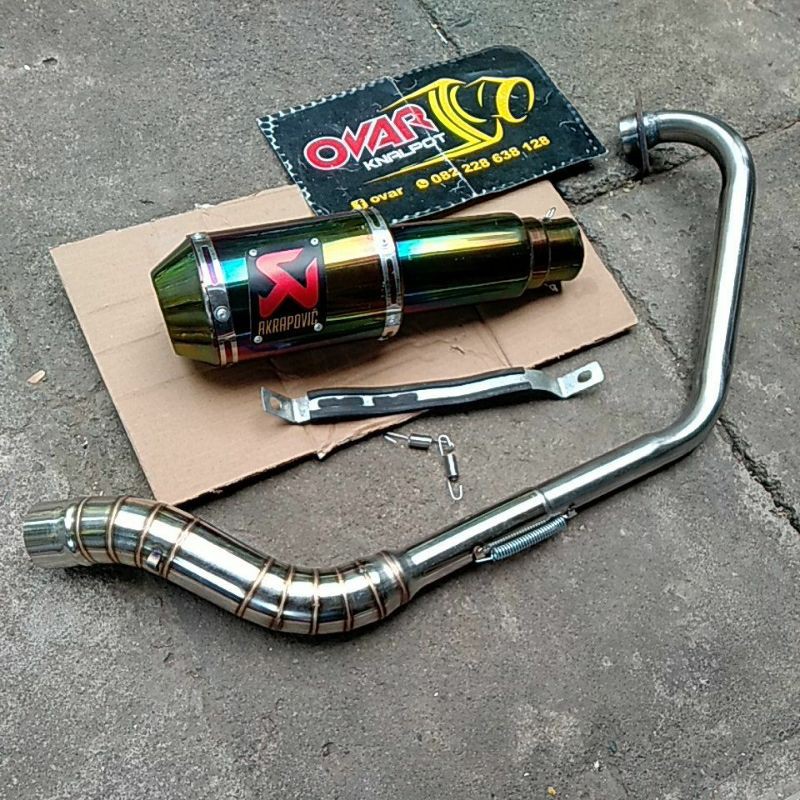 Knalpot racing Akrapovic for vixion old vixion new