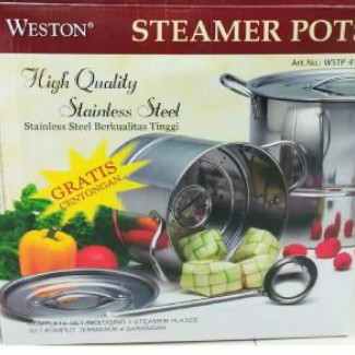 WESTON STEAMER POT | PANCI KUKUS SET 4 IN 1