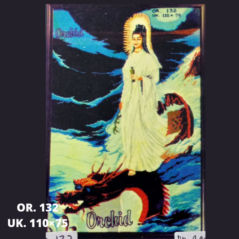 PAKET SET KRISTIK KRUISTIK SULAM 1 SET CROSS STITCH ORCHID OR 132 134 135 136 137