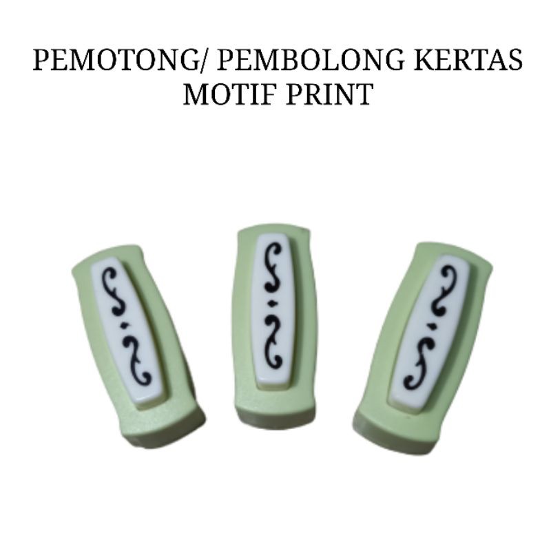 

Alat pemotong/pembolong kertas motif print untuk DIY scrapbook