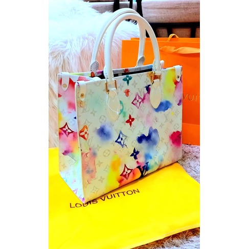 NEW TOTE LV FULL COLOUR / MIRROR 1:1/ WITH PAPERBAG AND NOSER/ REAL PIC