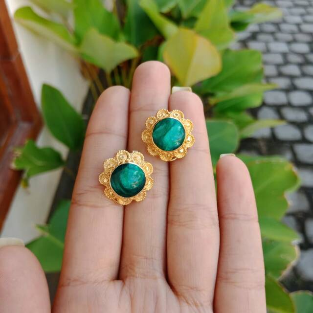 Anting Alpaka Bali