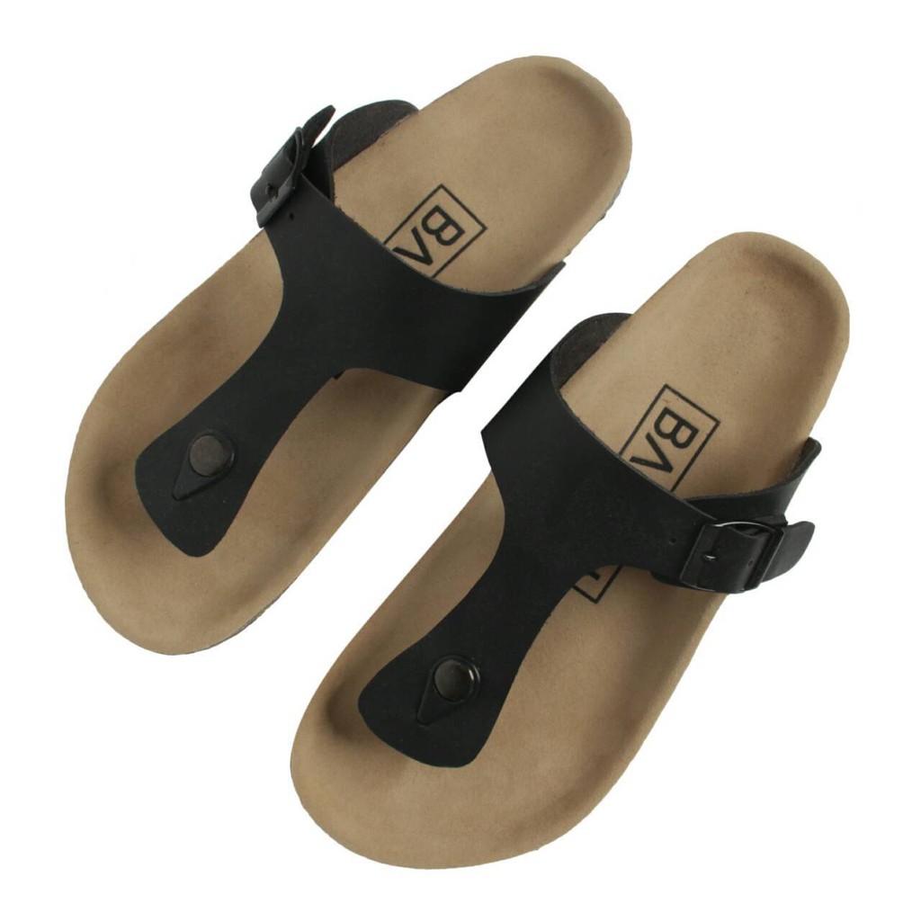  Sandal  Casual Pria  Kulit  Asli Carvil  Murah Jepit Slide 