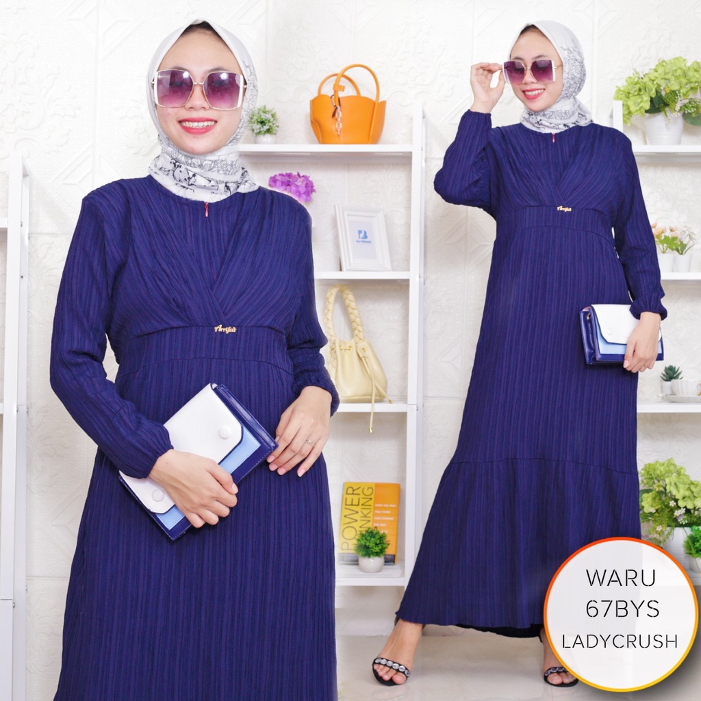 Gamis Wanita Model Kimono Serat Kayu Waru