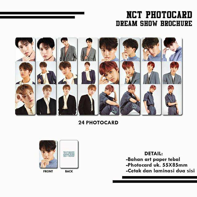 NCT DREAM THE DREAM SHOW BROCHURE PHOTOCARD