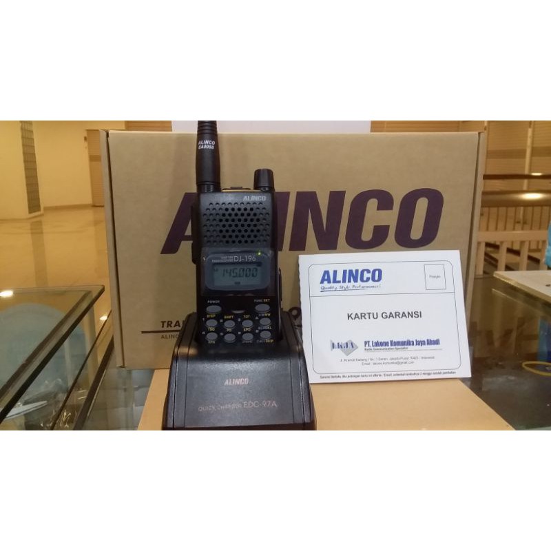 HT Alinco DJ 196 original baru garansi 1 th