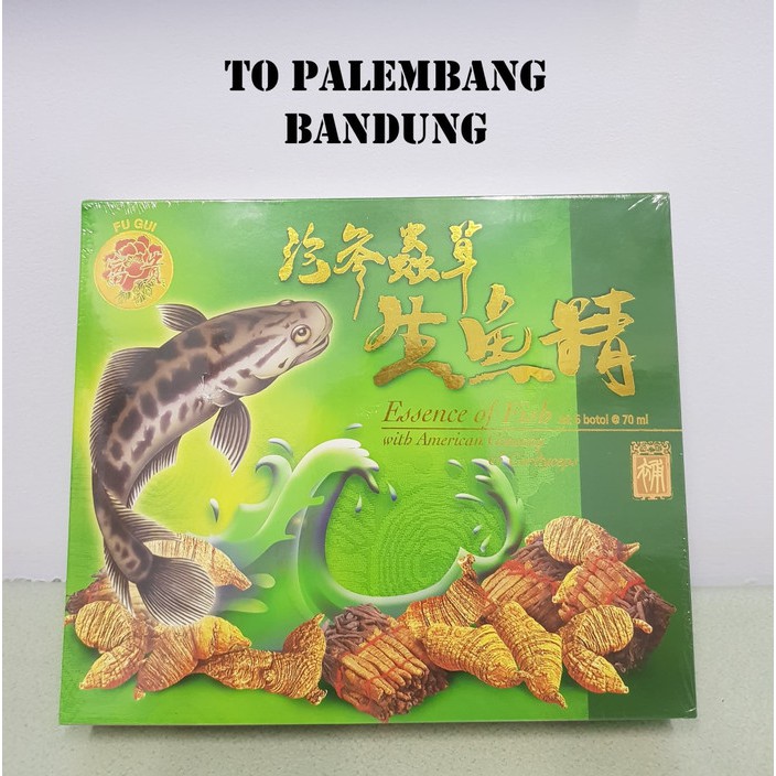 

ESSENCE OF FISH WITH AMERICAN GINSENG & CORDYCEPS (FUI GUI BRAND) 6'