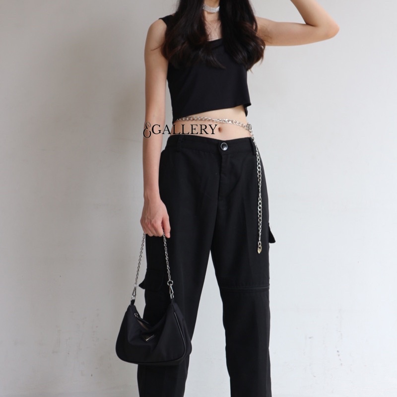 EGALLERY 201 BELT RANTAI GOLD RANTAI SILVER IKAT PINGGANG WANITA IKAT PINGGANG UNISEX