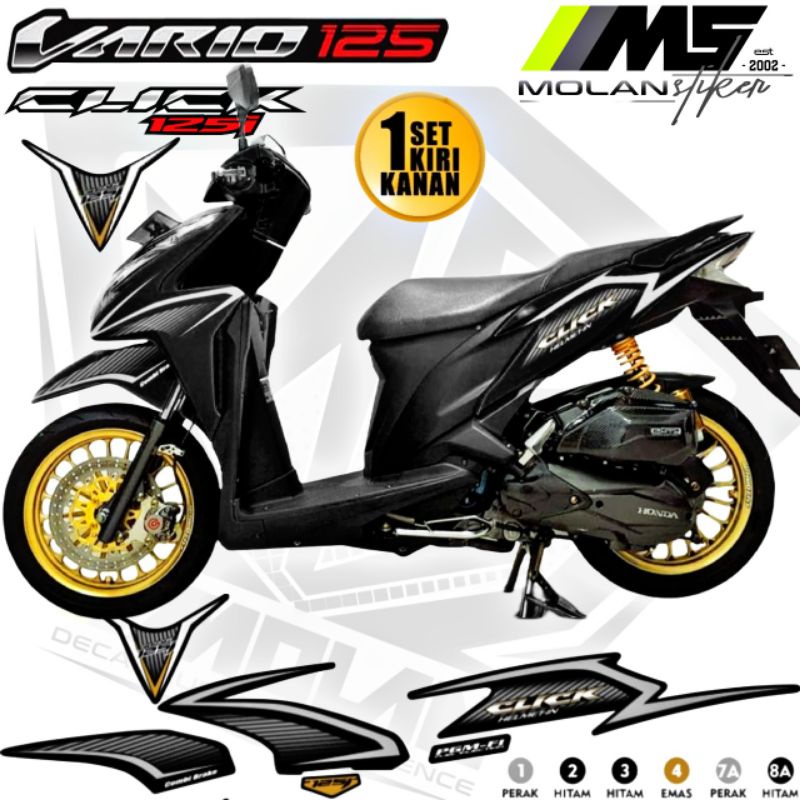 Decal Sticker Striping Variasi Vario 125 Old 2012-2013-2014 - Vario 125 Techno - Vario 125 Cbs - Var