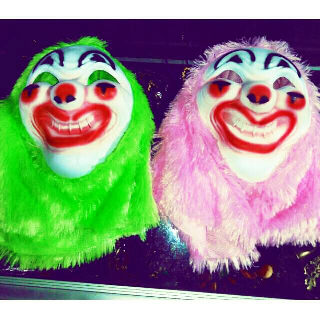 TOPENG Badut lucu topeng ngamen topeng ulang tahun topeng hecker