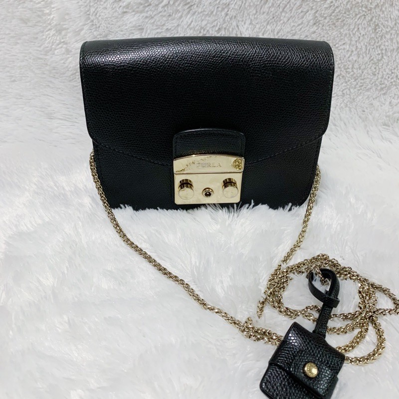 FURLA MINI METROPOLIS BLACK