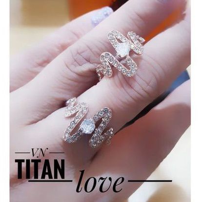 Titanium cincin wanita s111