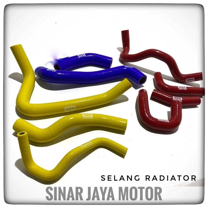 selang slang radiator nmax aerox n max new aerox new ngo mdl samco merah kuning biru