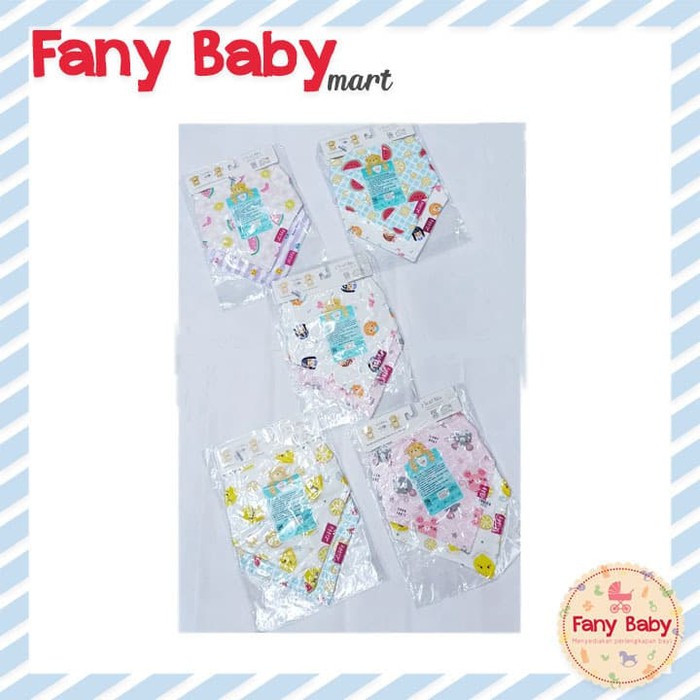 LIBBY SCARFT BIBS ISI 2PCS - GIRL (MOTIF RANDOM)