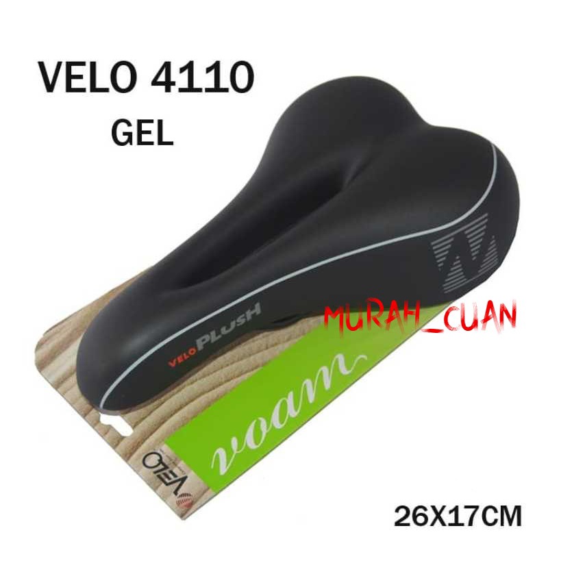 Sadel Sepeda Sadel Velo Gel Plush VL 4110 bisa untuk semua sepeda gunung / MTB / Sadel gel lubang ve