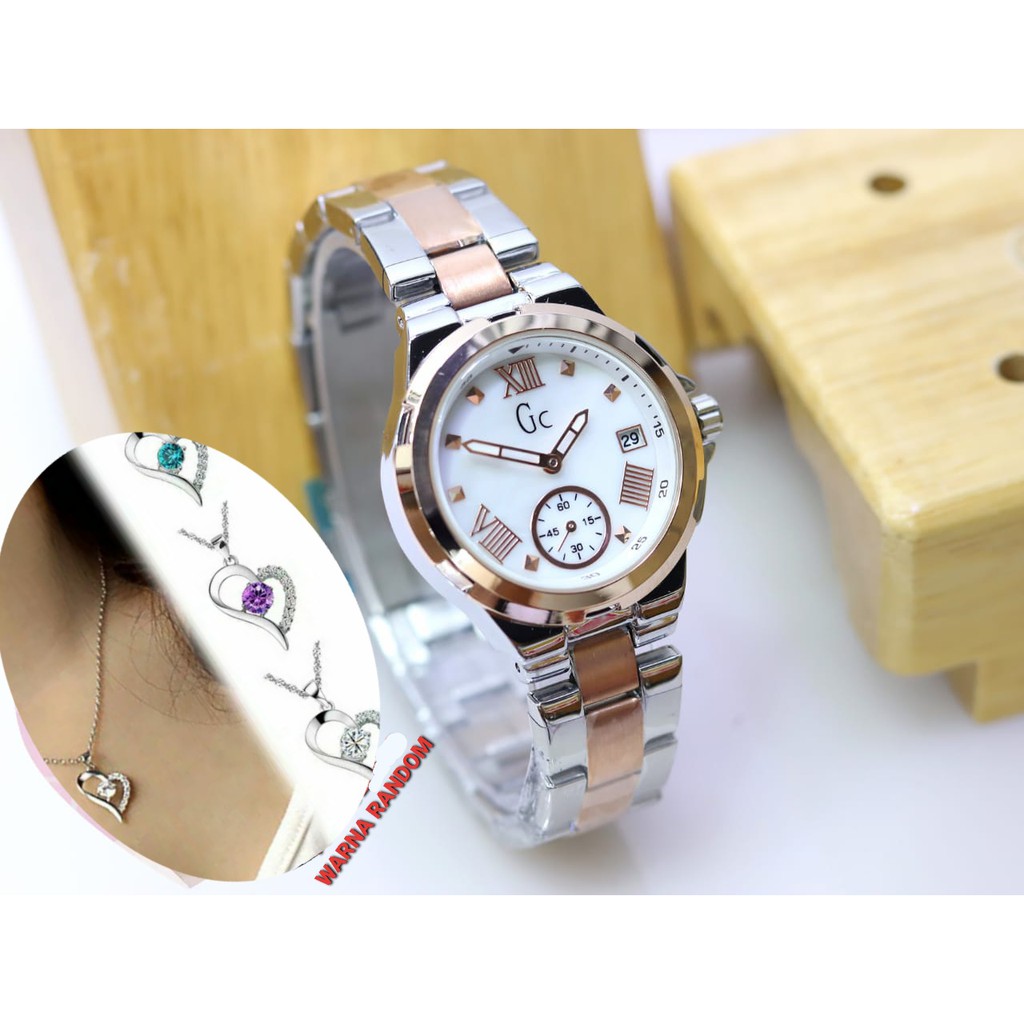 Jam tangan GC HC5122 Guess Collection romawi rantai detik bawah