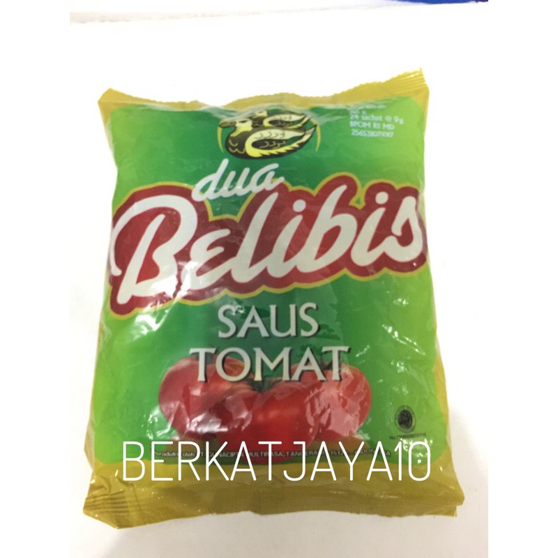 Dua Belibis Saus Tomat Sachet 1 pak isi 24 sachet x 9 gr