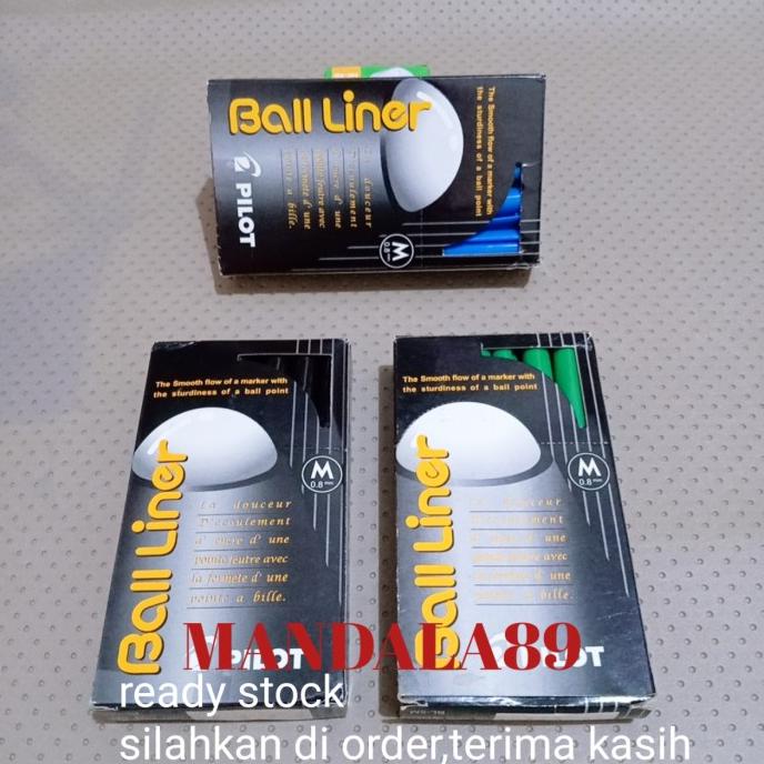 

Pen BallLiner merk Pilot Terbaru