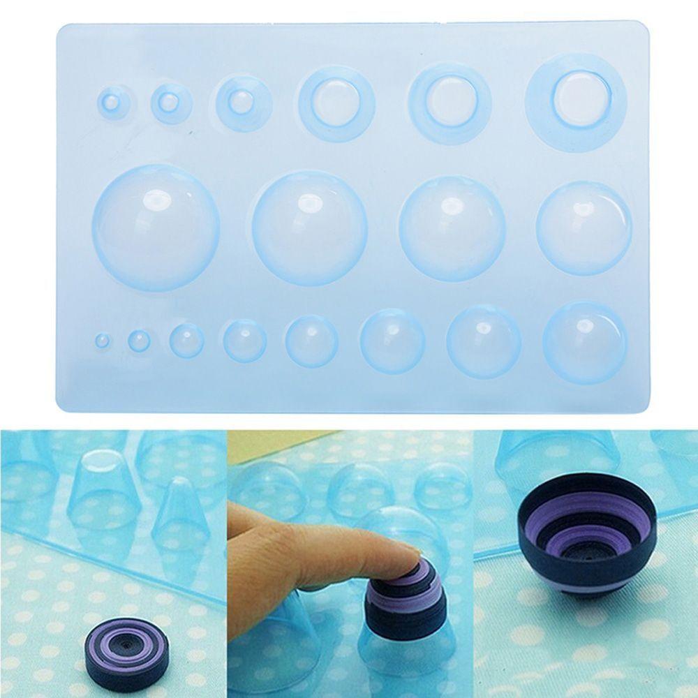 Lanfy Alat Untuk Kid Terbaru Hot Domes Board Quilling Mould Cetakan Setengah Bola Dekorasi