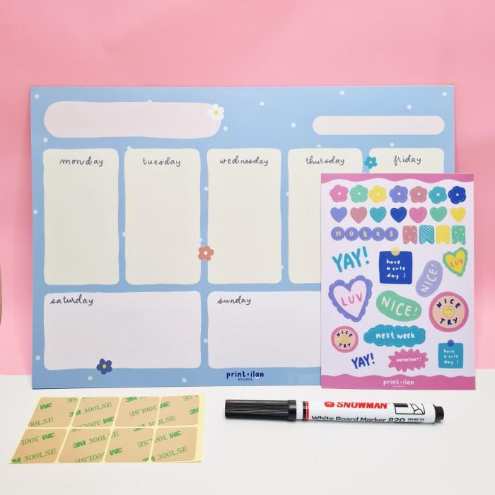 

Book Magnetic Planner | Weekly Planner | Wall Planner By Printilanstudio